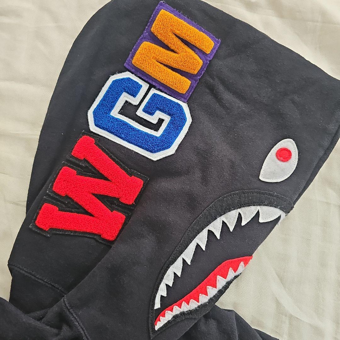 A BATHING APE シャーク フルジップ フーディー