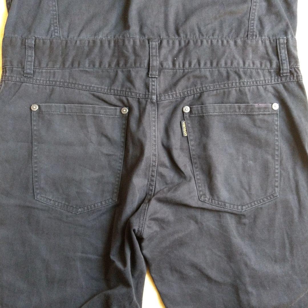 バンソン ツナギ XL 刺繍 ブラック 黒 バイカー バイク