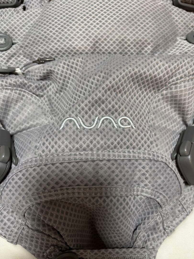 NUNA メッシュ ベビーキャリア グレー