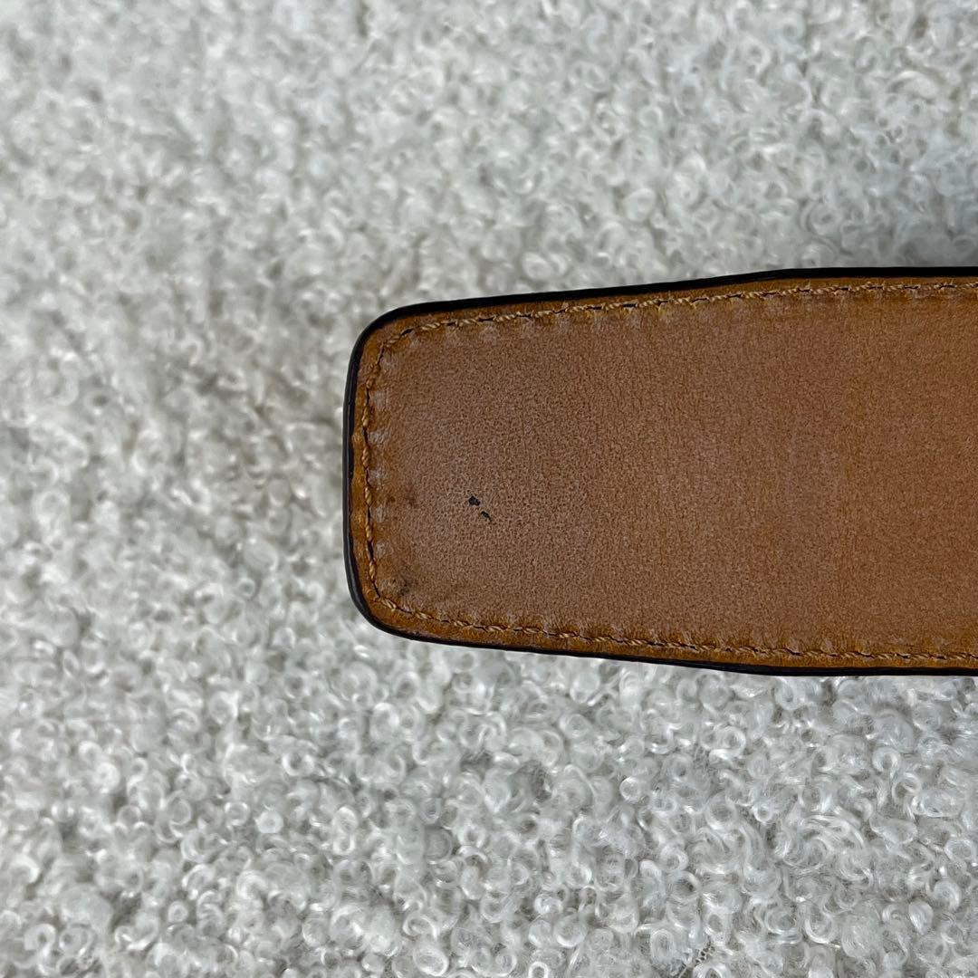 未使用級　MAGNANNI ベルト　レザー　ブラウン　保存袋付き