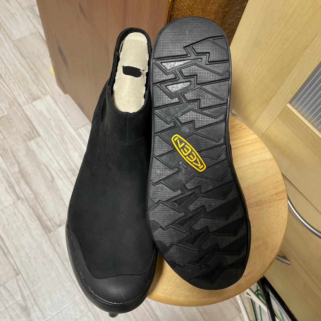 新品/24cm KEEN サイドゴアブーツ ウォータープルーフ レザー