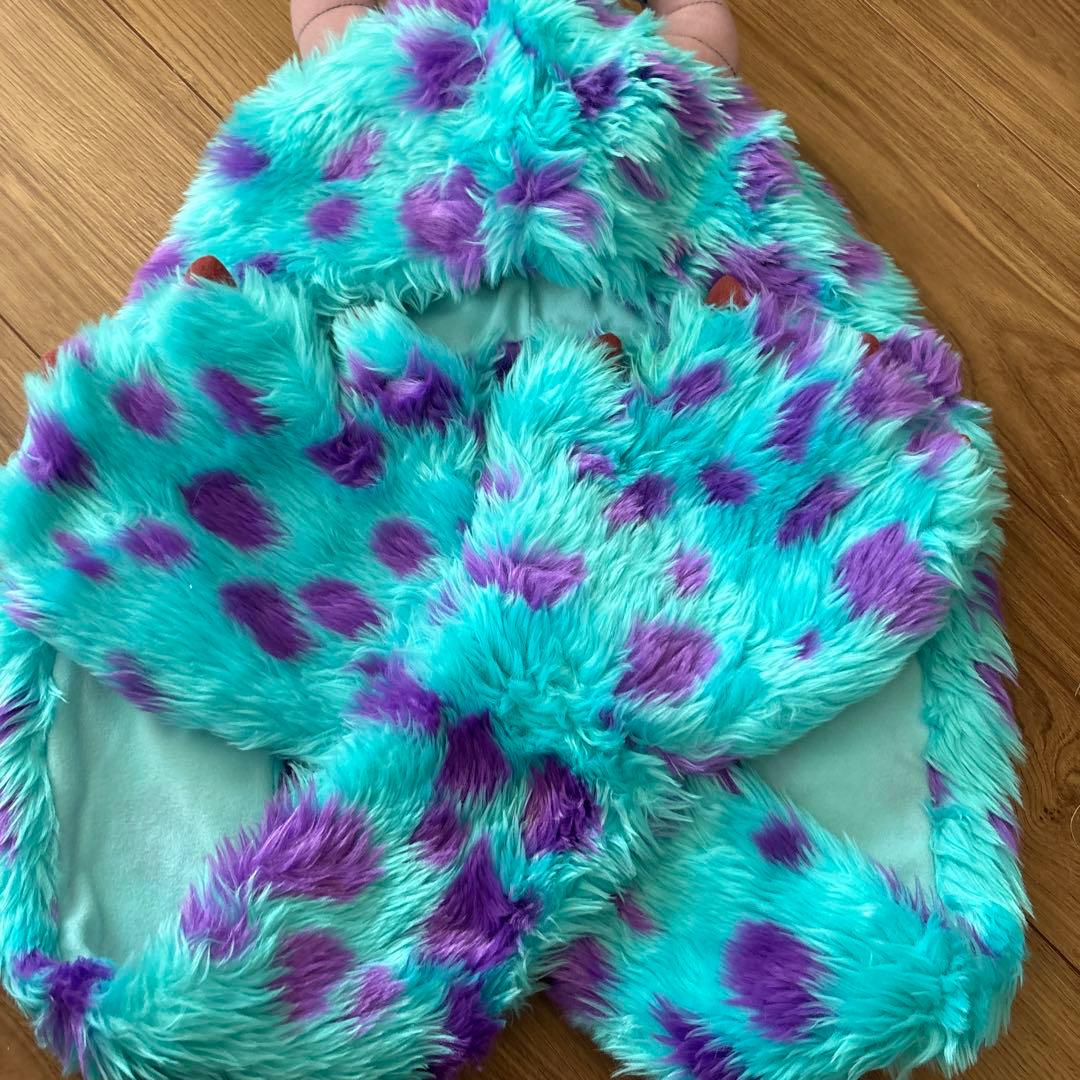 マフラーキャップ　サリー　ファンキャップ　被り物　モンスターズインク　ディズニー