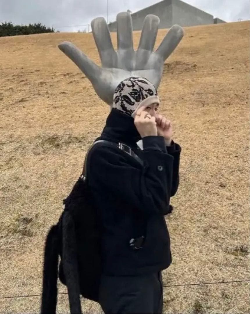 【希少】hiyadam着用 dinoworks ボア ファー ショルダーバッグ