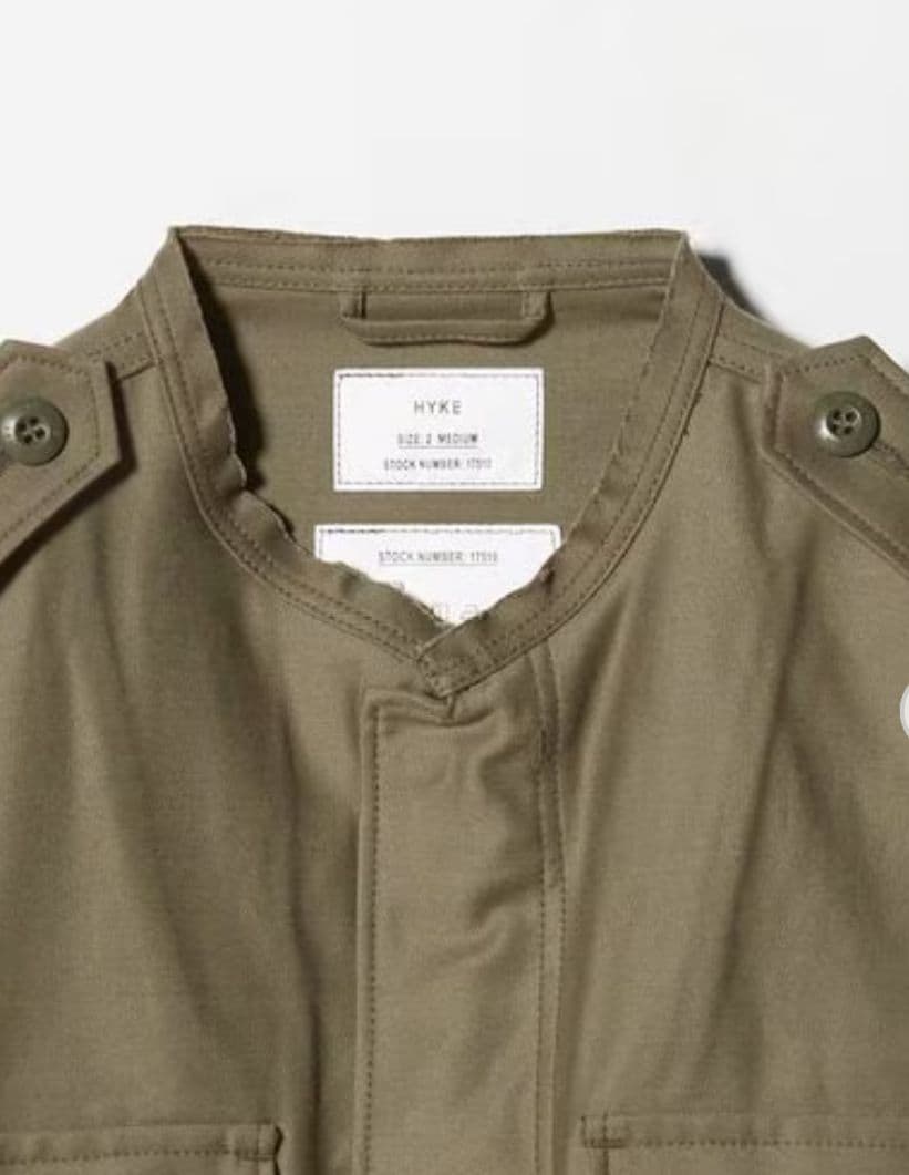 新品＜HYKE＞　ハイク　クロップド ジャケット
