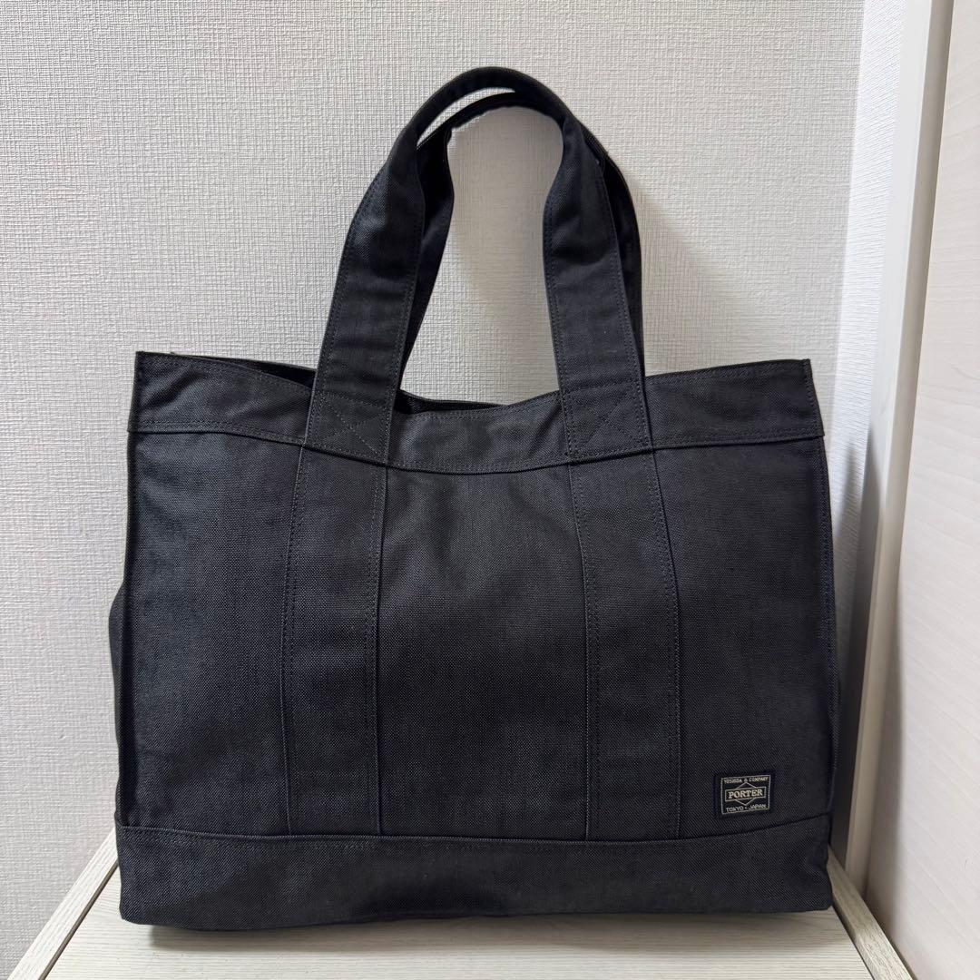 【新品同様】PORTER ポーター スモーキー トートバッグ （L）　ブラック