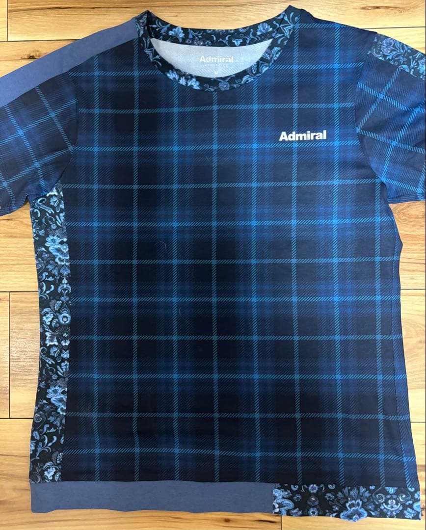 Admiral テニスウェアセット 青系チェック柄