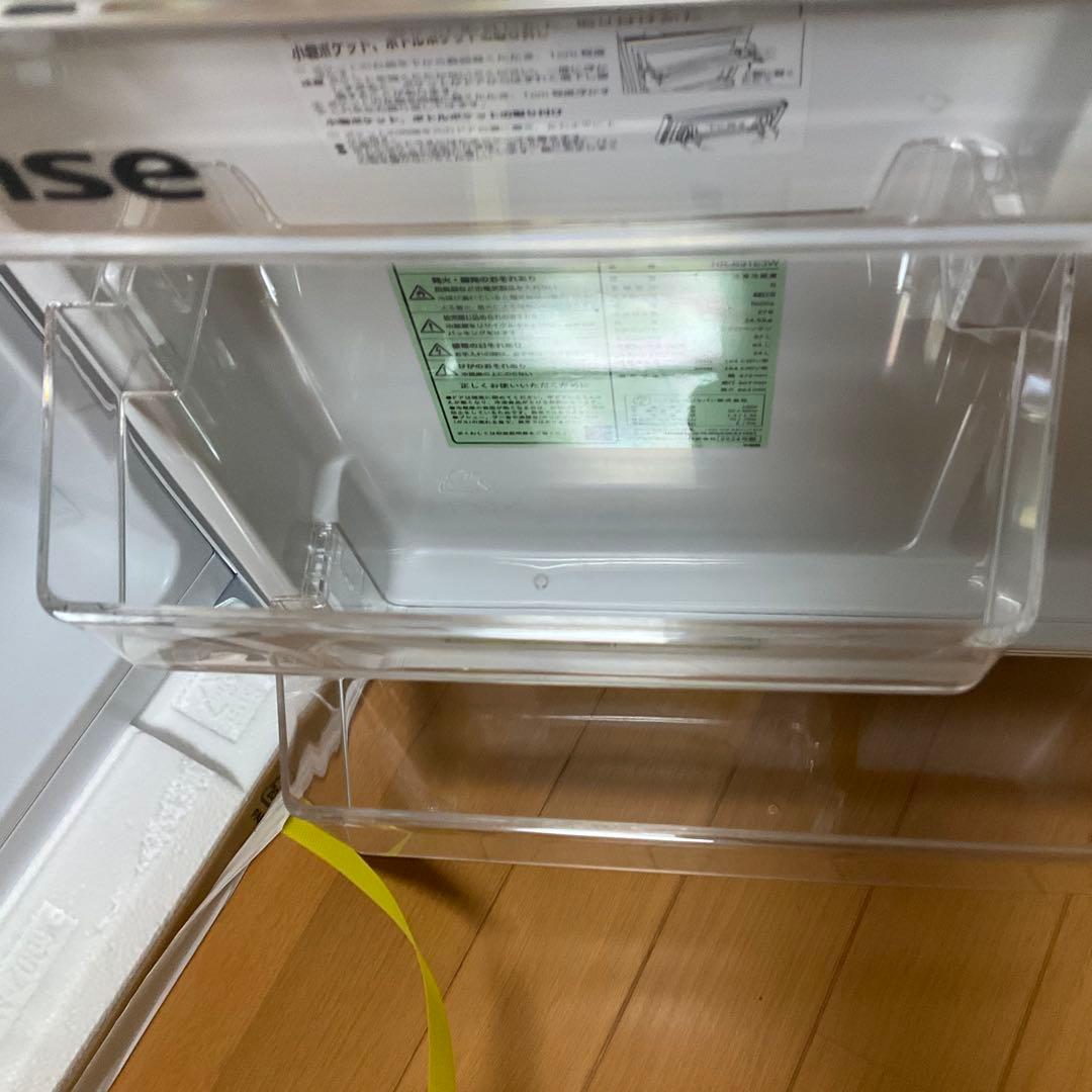 【美品・短期間使用】ハイセンス冷蔵庫　87L HR-B91E3W 2024年製