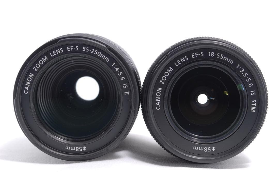 スマホ転送OK✨Canon Kiss X8i✨標準＆望遠Wレンズ✨初心者おすすめ