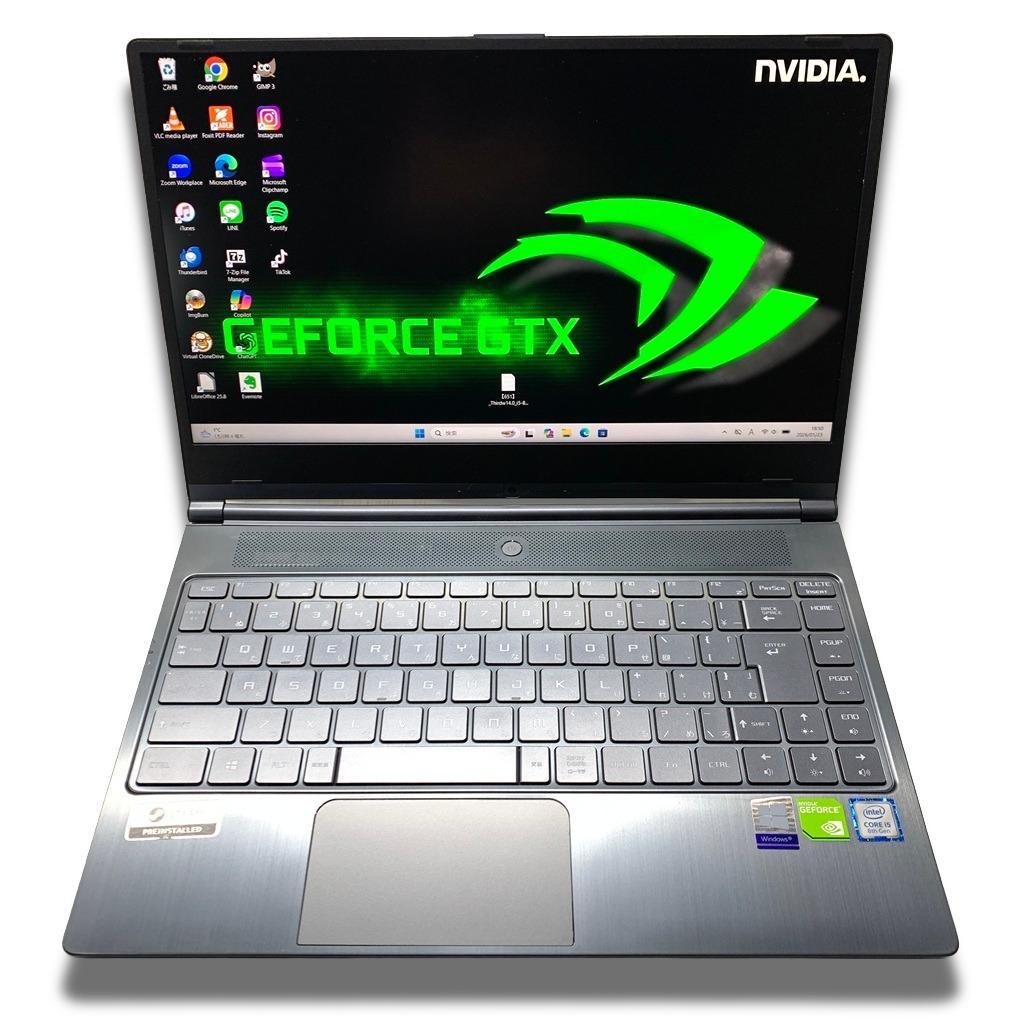 良品・高性能・軽量薄型 8世代爆速ゲーミングノート　4コア8スレ　GeForce