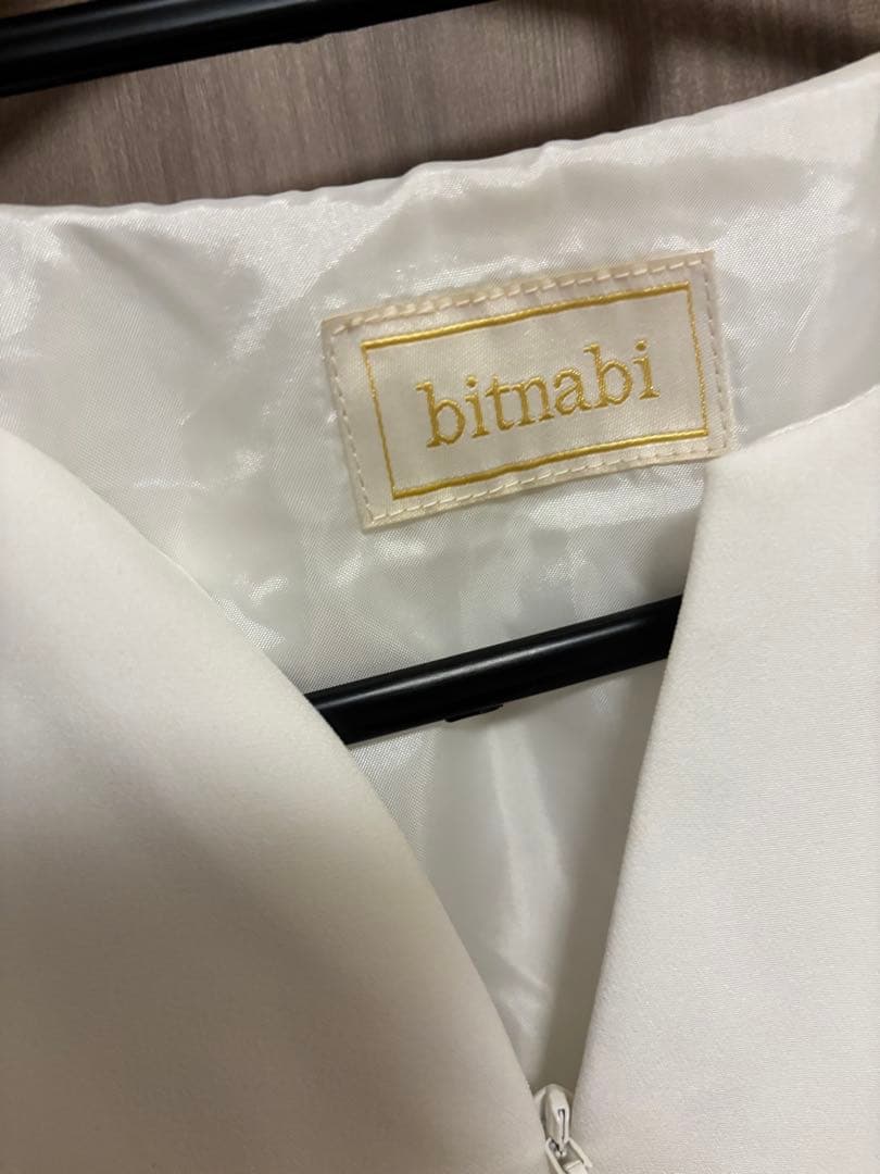 bitnabi　ビンナビ　美人トップス　ホワイト　M
