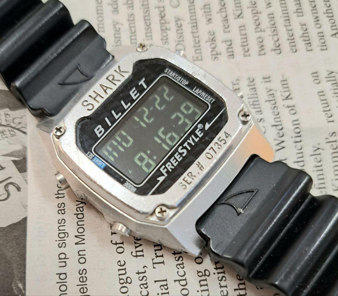 レア SHARK シャーク　BILLET ビレット　フリースタイル　腕時計