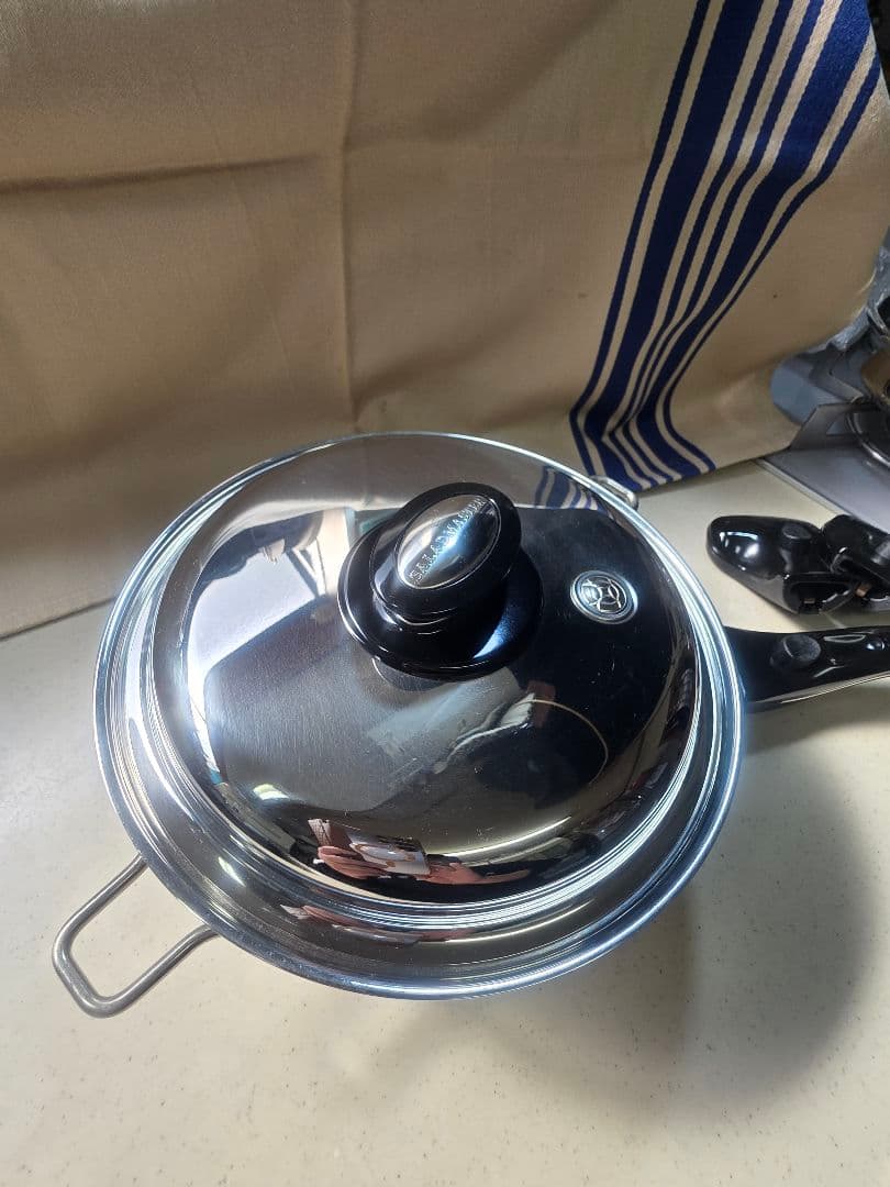 サラダマスター(SALADMASTER) ３QT 深型鍋　&　蒸し器　Set