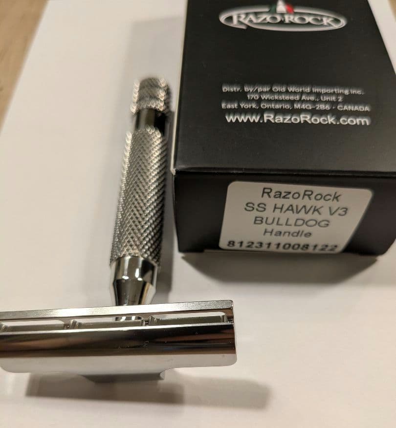 RAZOROCK Hawk v3 AC片刃カミソリ 両刃カミソリ