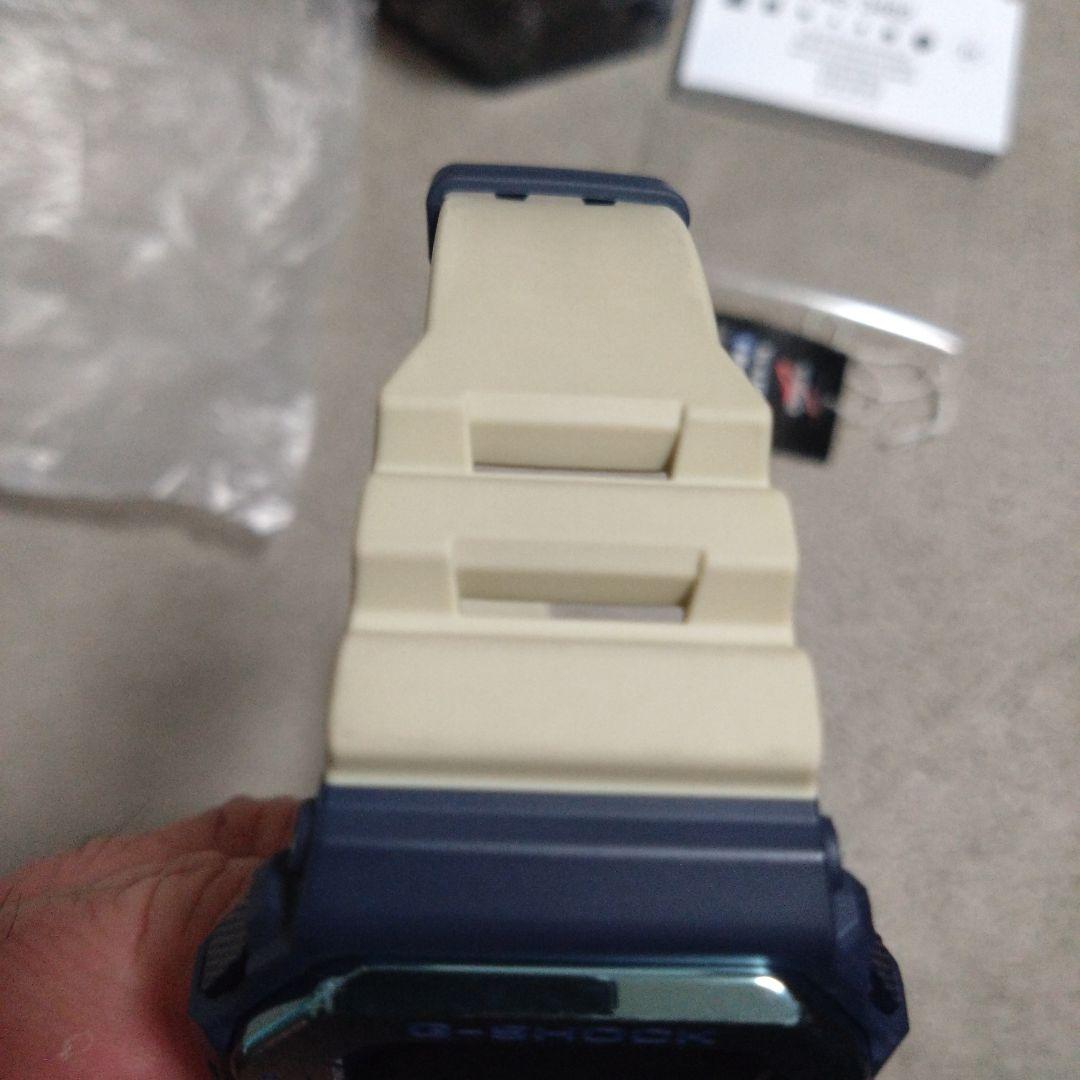 未使用に近い　G-SHOCK　GBX-100TT-2DR ネイビー/アイボリー