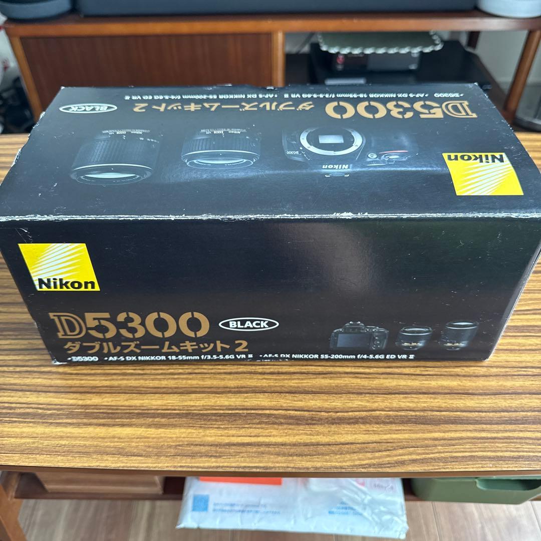 Nikon D5300 デジタル一眼レフ　ブラック ダブルズームキット2
