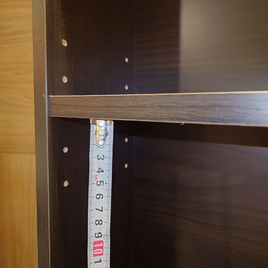 【Grandma】本棚　漫画棚　ダークブラウン　引き出し式　3列