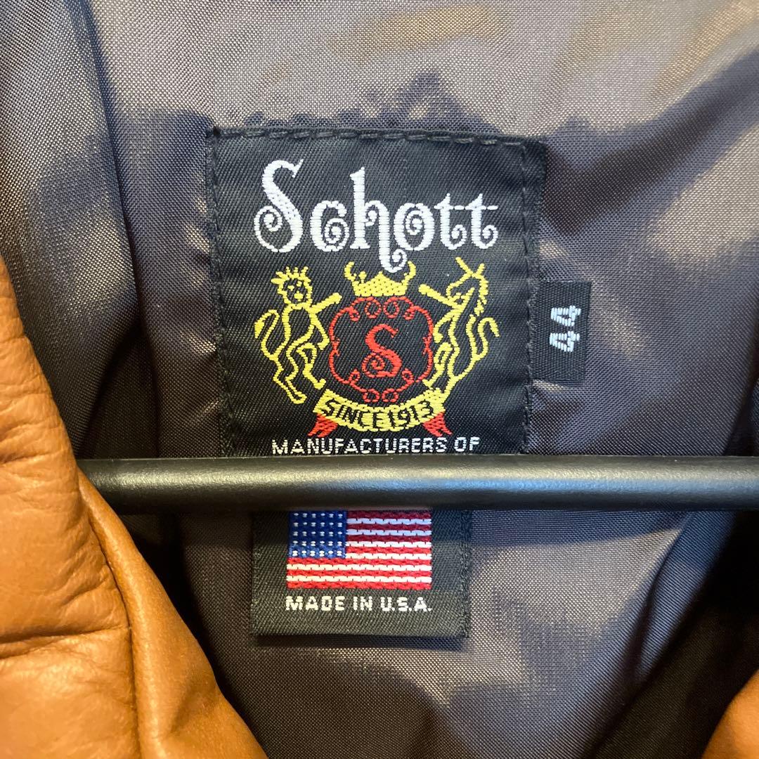 ショット レザージャケット トラッカー シングル キングサイズ 44