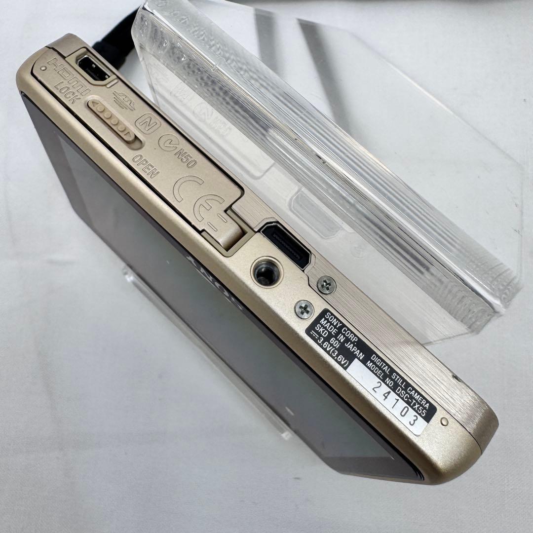 【美品】SONY Cyber-shot DSC-TX55 ゴールド　コンデジ
