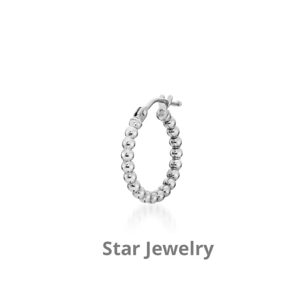 スタージュエリー ボールフープ ピアス 片耳用②