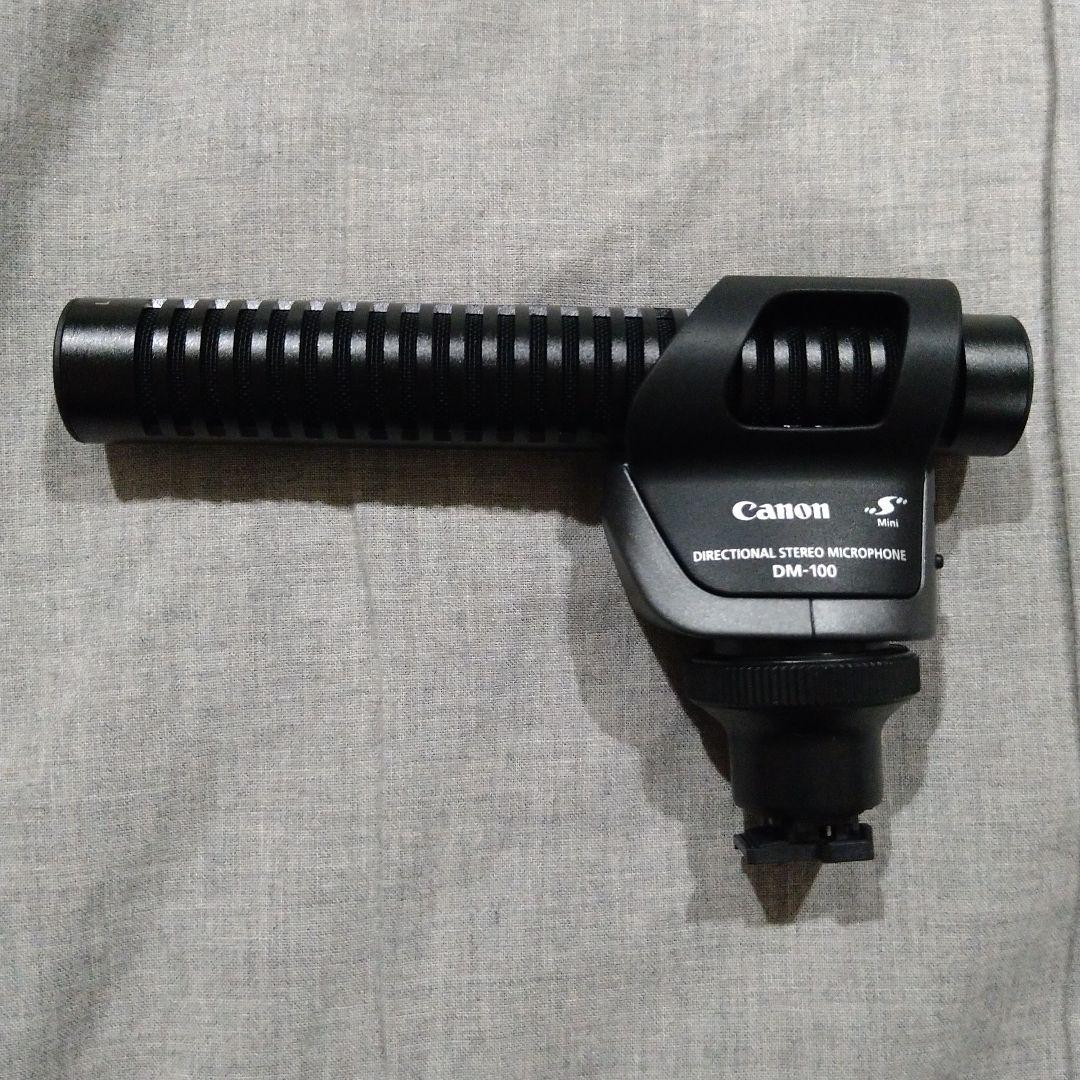 （未使用）Canon DM-100 指向性ステレオマイクロフォン