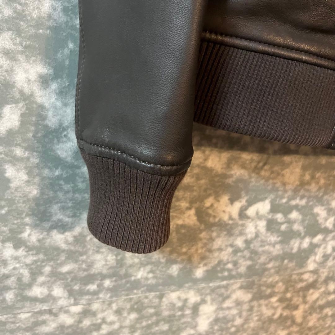 Pretty Green ブルゾンタイプ レザージャケット プリティグリーン