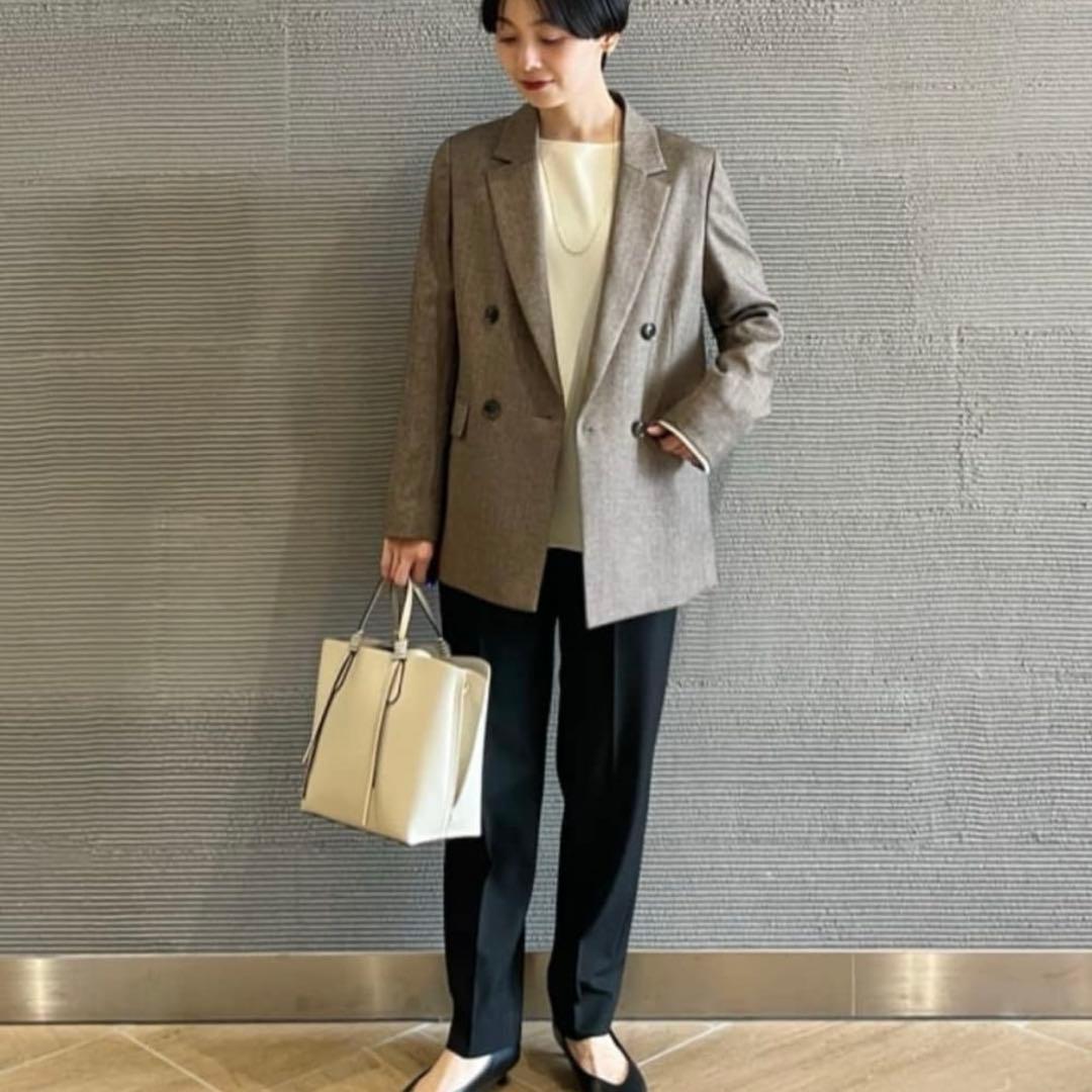 未使用green label relaxingホームスパン ダブル ジャケット