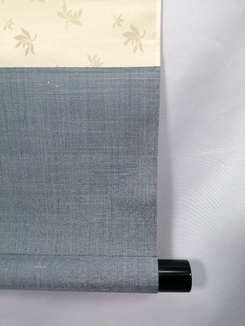 【茶道具】大徳寺511世　立花大亀和尚筆  一行『昨夜一声雁』茶掛　軸B929