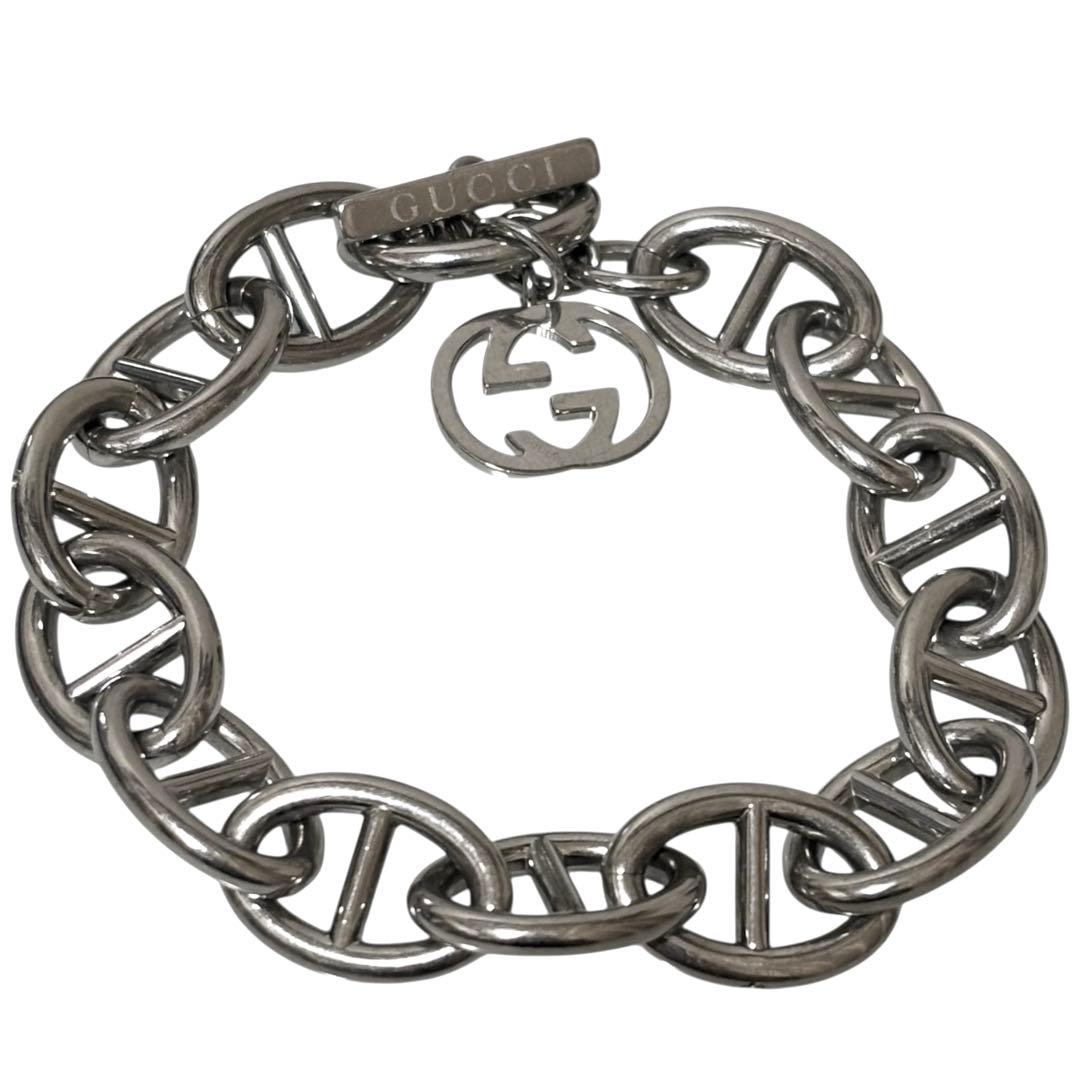 GUCCI グッチ トムフォード期 GG アンカーチェーンブレスレット