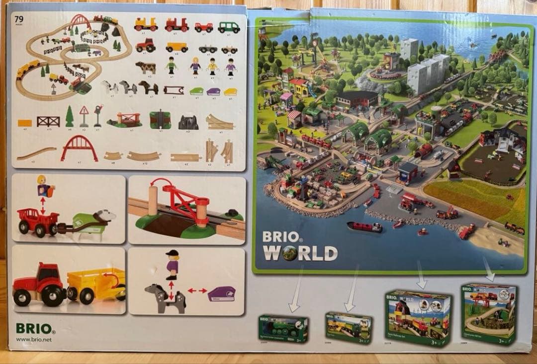 【新品未使用】BRIO ブリオ カントリーライフセット 【　33516 】