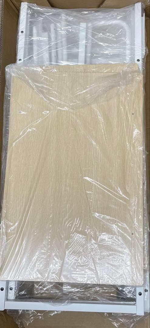 ekans(エカンズ) 棚付きランドリーラック LSH-530W 棚3段ホワイト