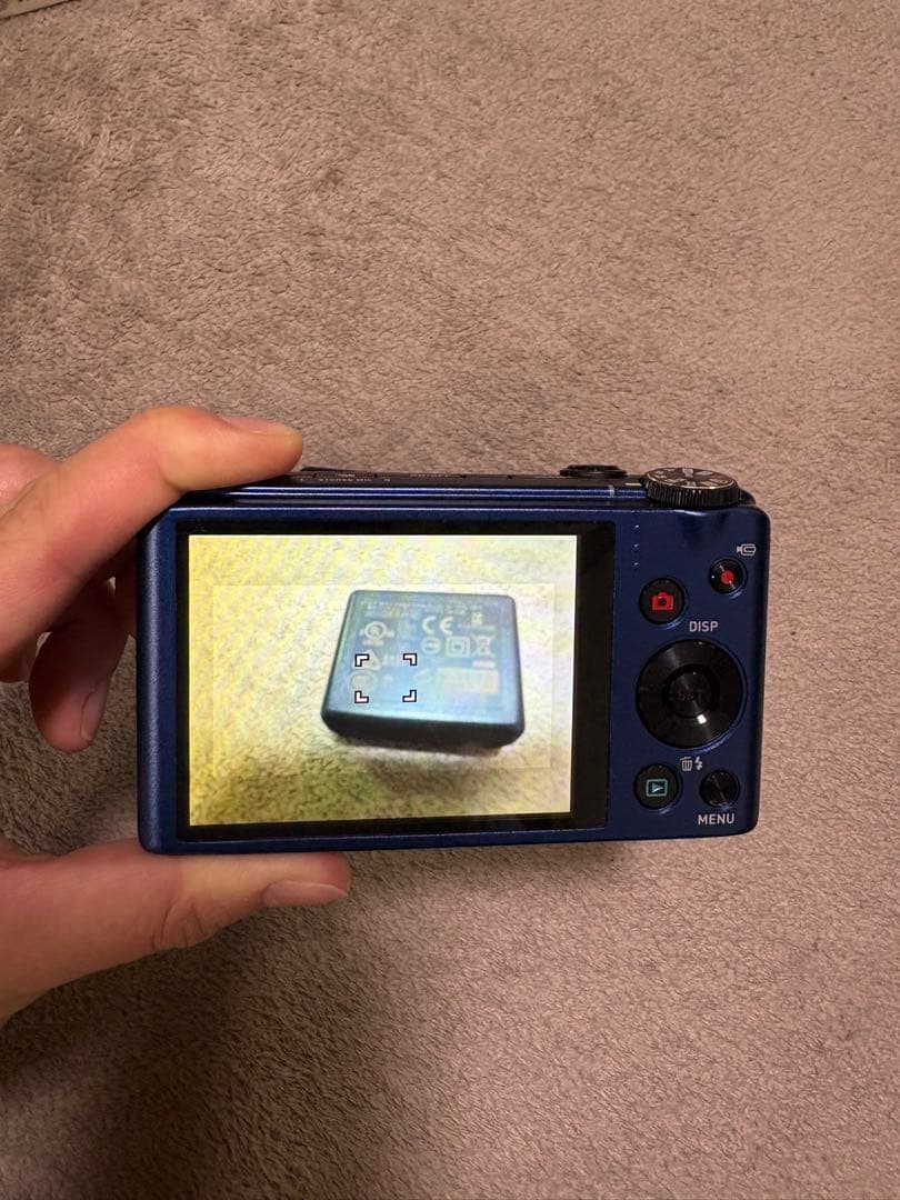 CASIO EXILIM 青色 コンパクトデジタルカメラ　EX-ZR200