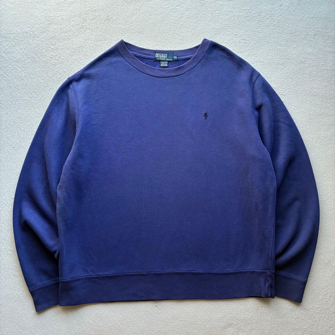 90s POLO by Ralph Lauren クルーネックスウェット XL