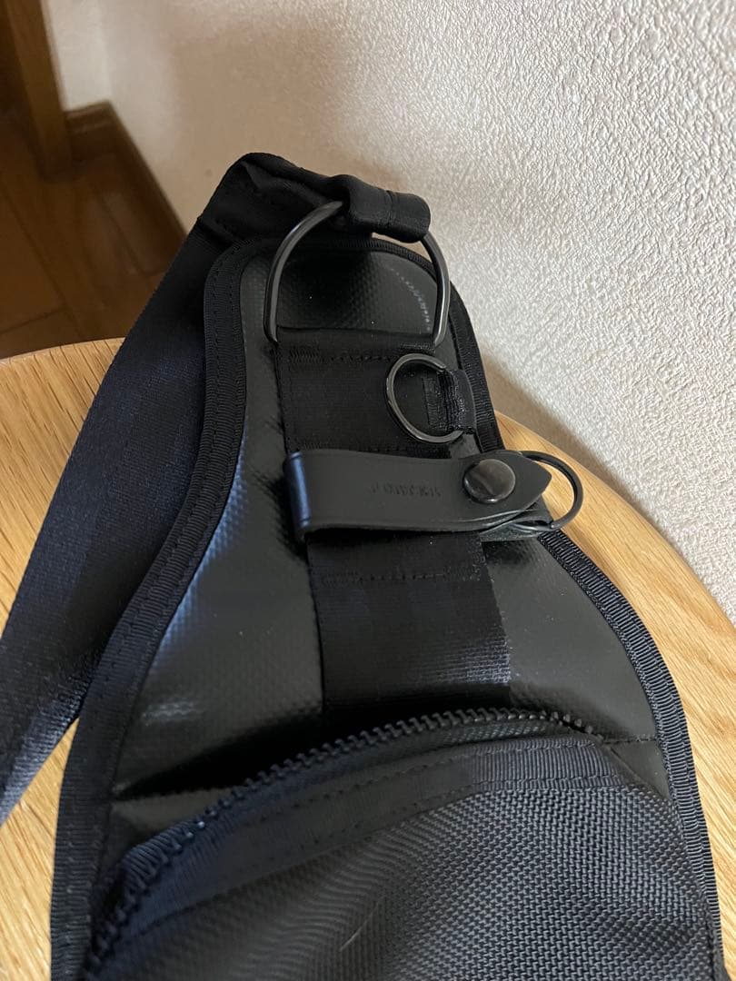 [美品]PORTER ワンショルダースリングバッグボディバックヒート