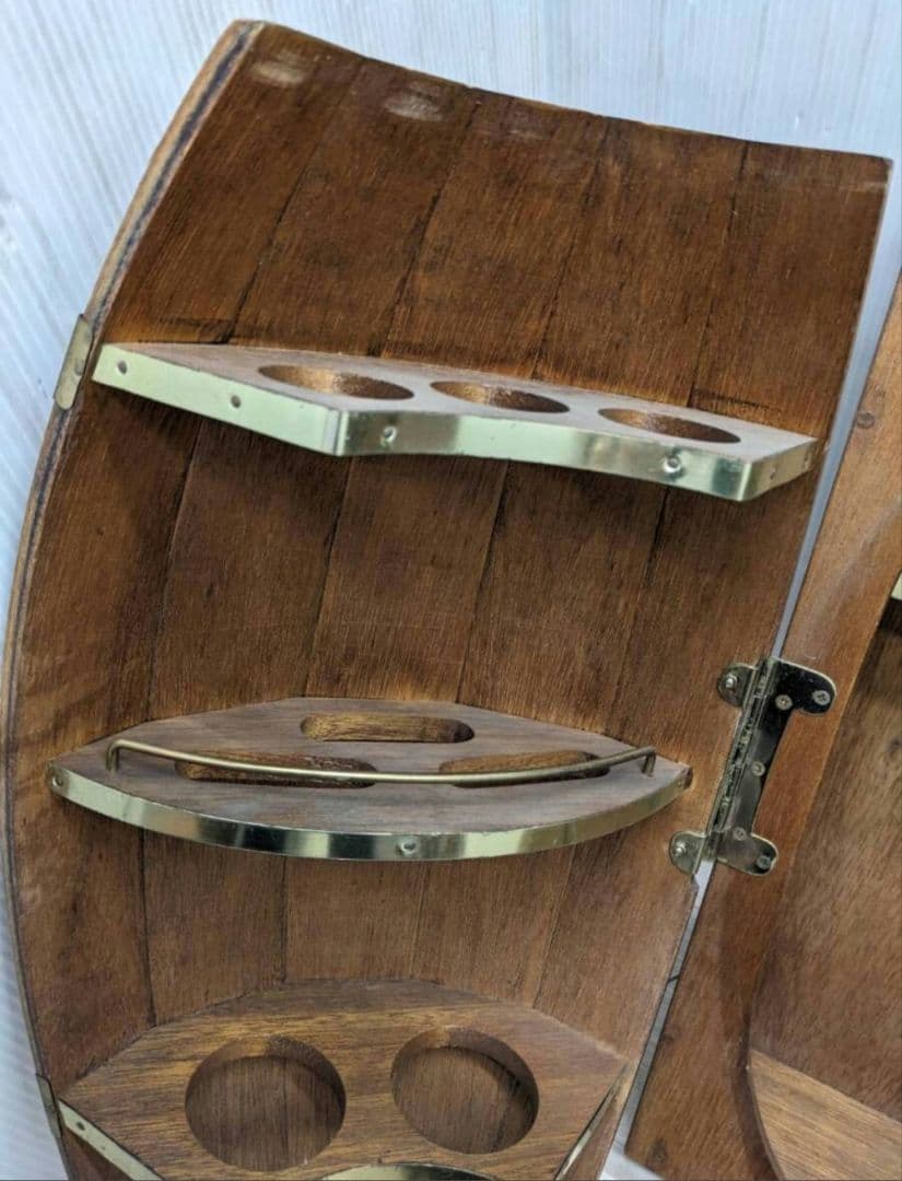 【GW特価】樽型 収納棚 キャビネット アンティーク レトロ ヴィンテージ