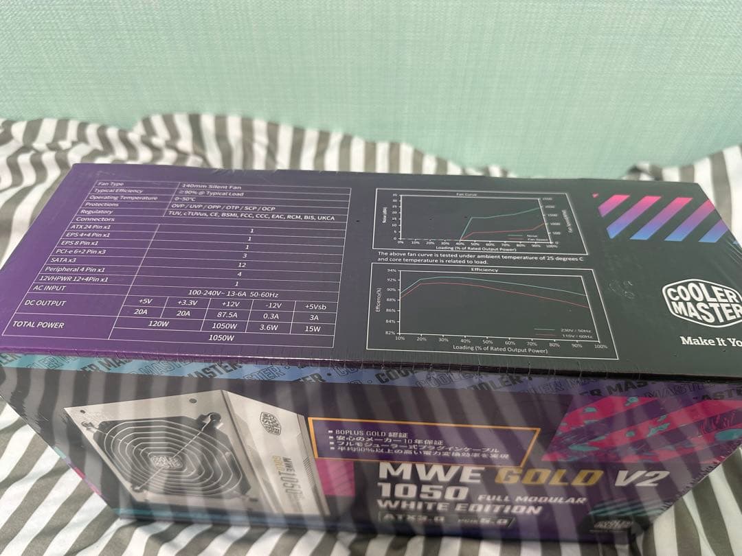 Cooler Master MWE GOLD V2 1050W ホワイト