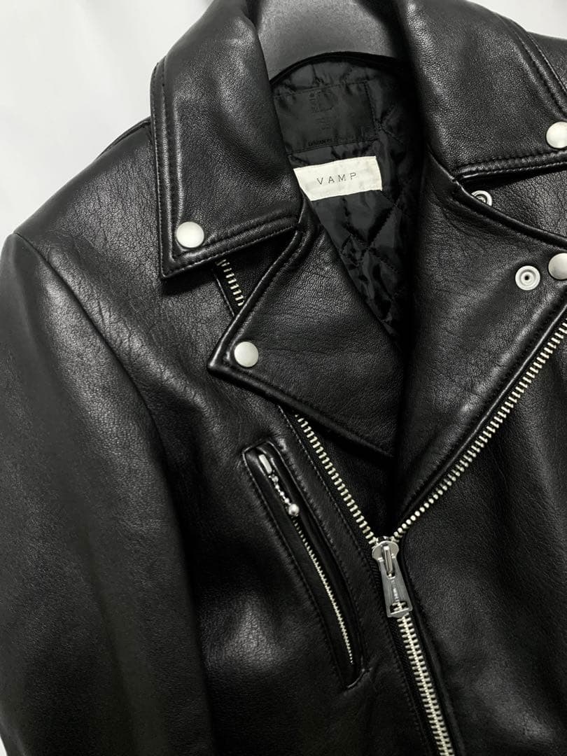URBAN RESEARCH iD × VAMP 羊革 ダブルライダース M
