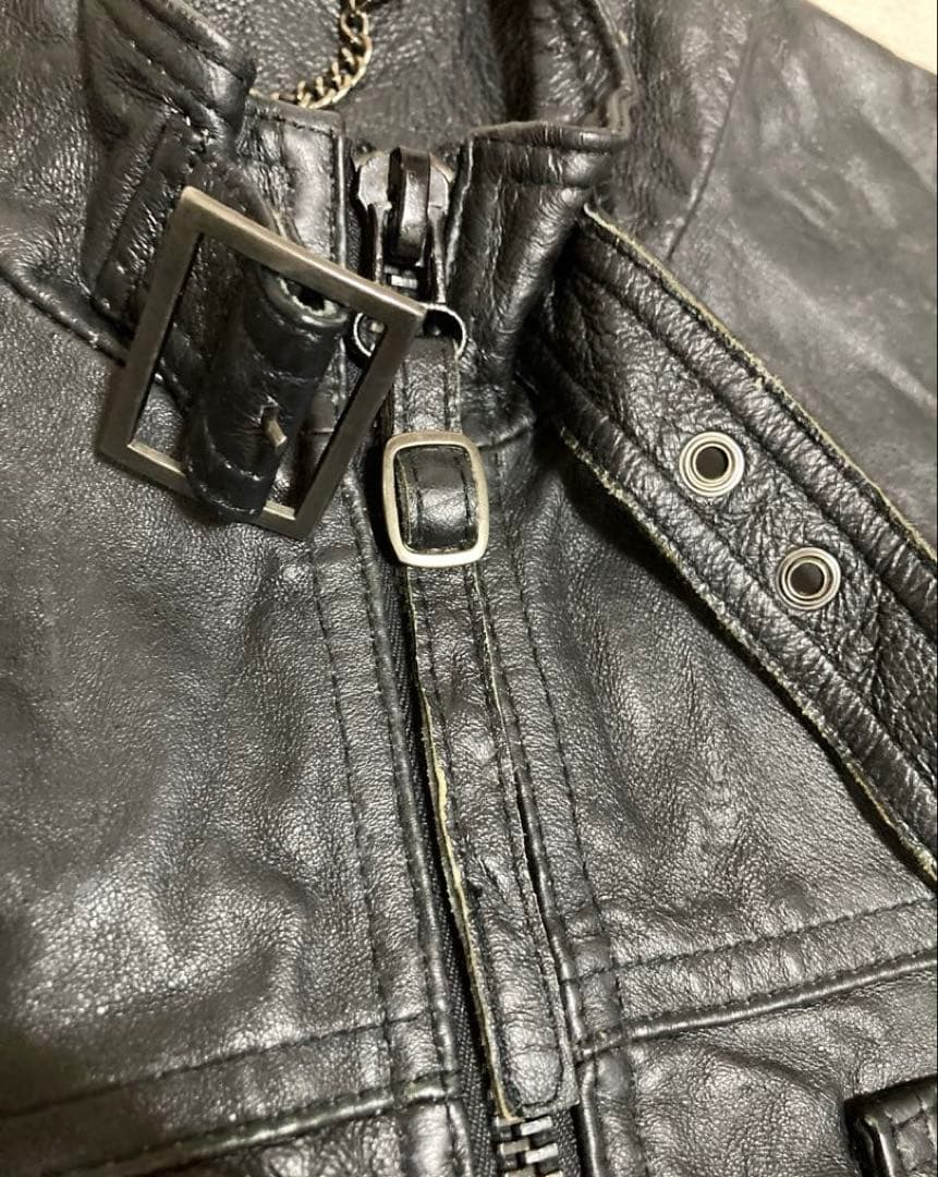 ぴよよarchive riders Gimmick leather JKT