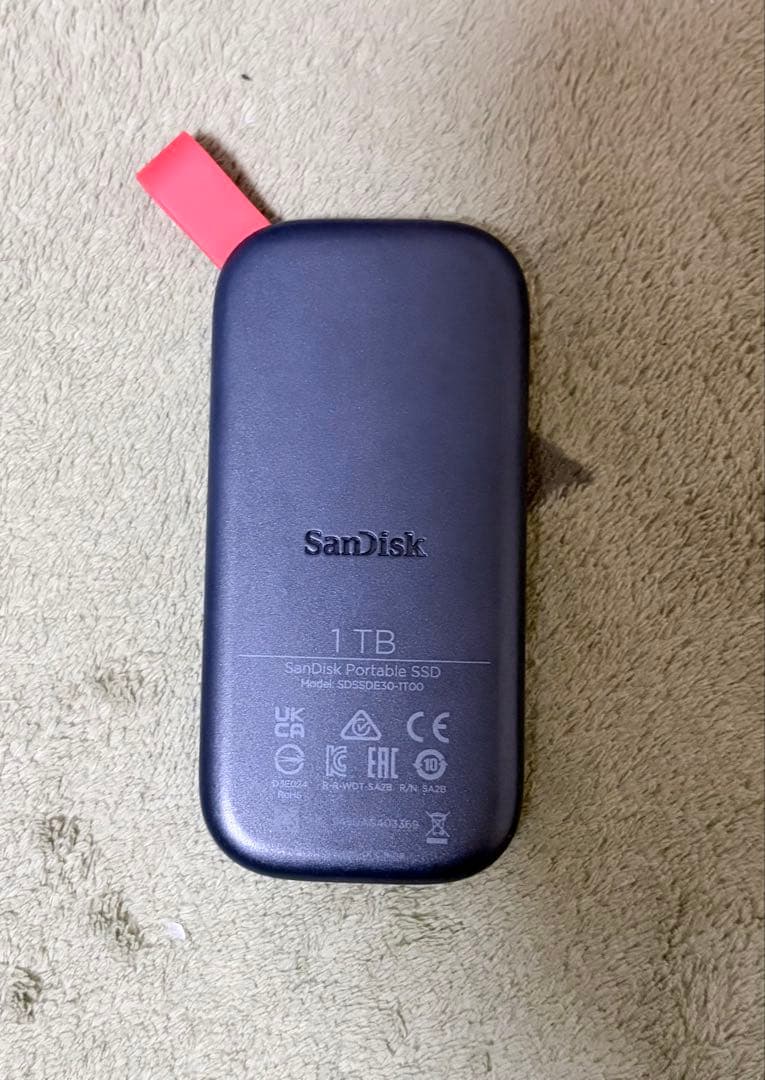 SanDisk 1TB 外付けSSD USB3.2 Gen2