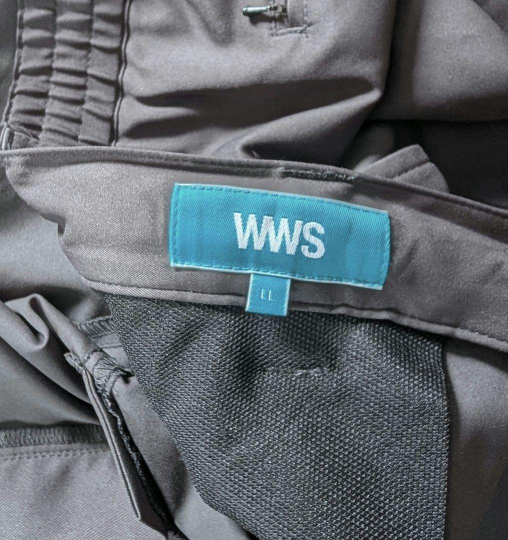 WWS ワークウェアスーツ セットアップ ストレッチ XL 上下 グレー 撥水