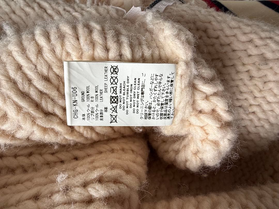 FACETASM ケーブルニットセーター