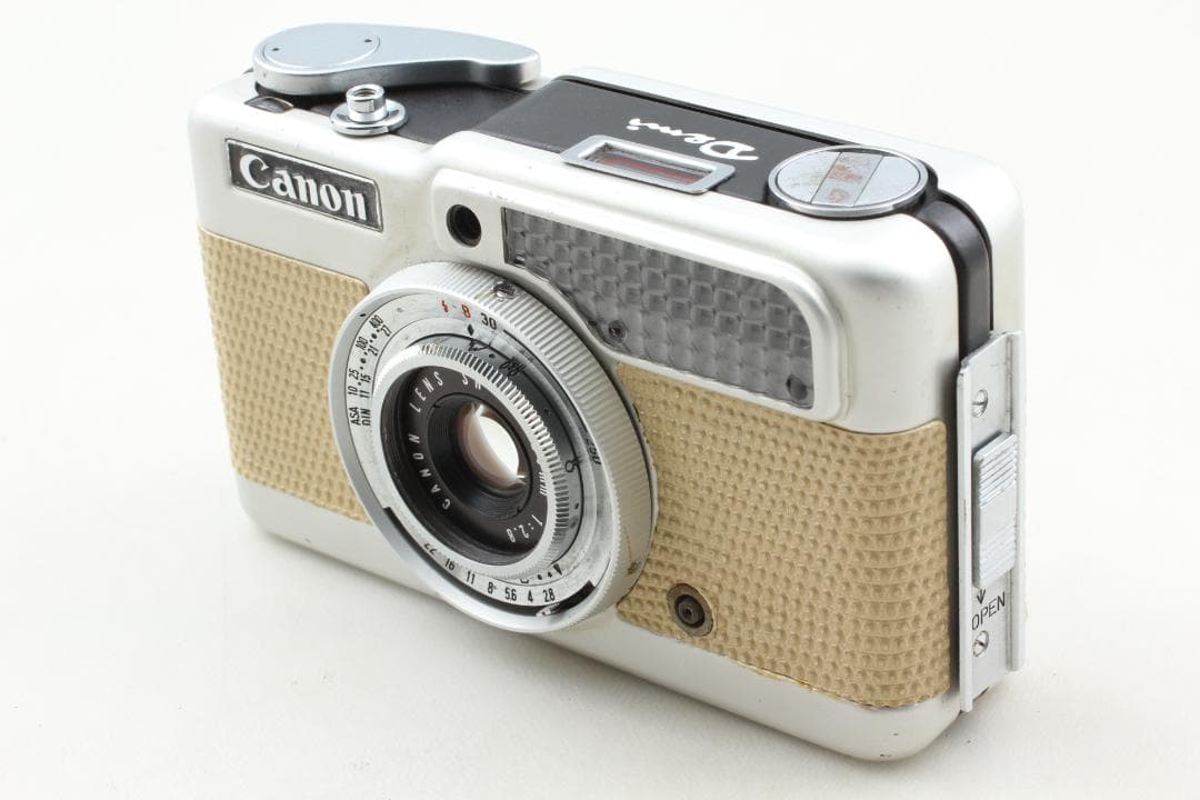 【整備済　並品】ベージュ Canon Demi 露出計不良 #1363