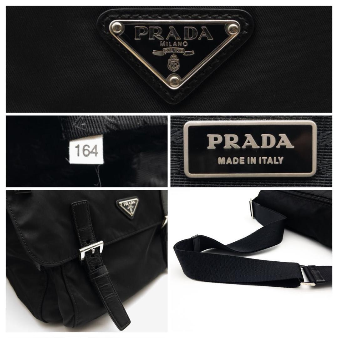 【極美品】PRADA テスートナイロン　メッセンジャーバッグ　トライアングルロゴ
