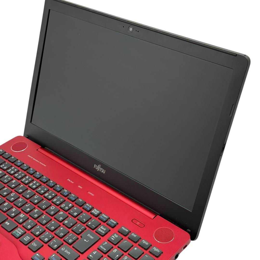 富士通ノートパソコン i7 準美品 16GB 新品SSD512 Blu-ray