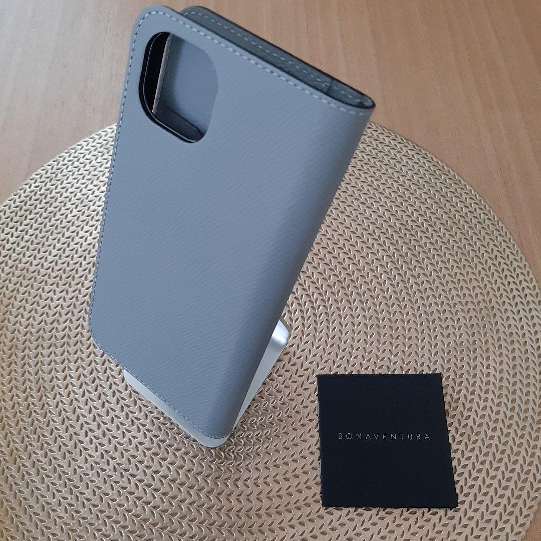 【ボナベンチュラ】 ダイアリーケース iPhone 14 Plus, ブルーリン