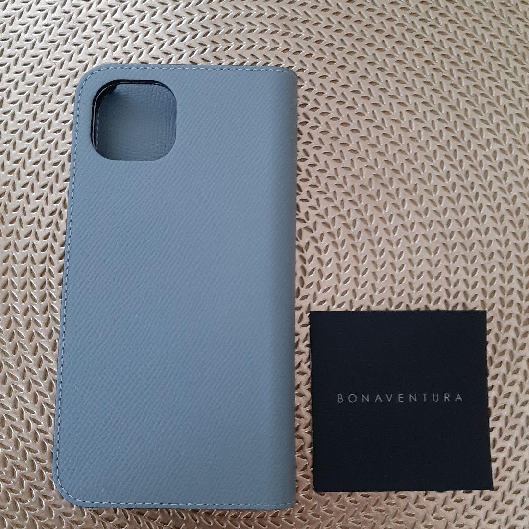 【ボナベンチュラ】 ダイアリーケース iPhone 14 Plus, ブルーリン