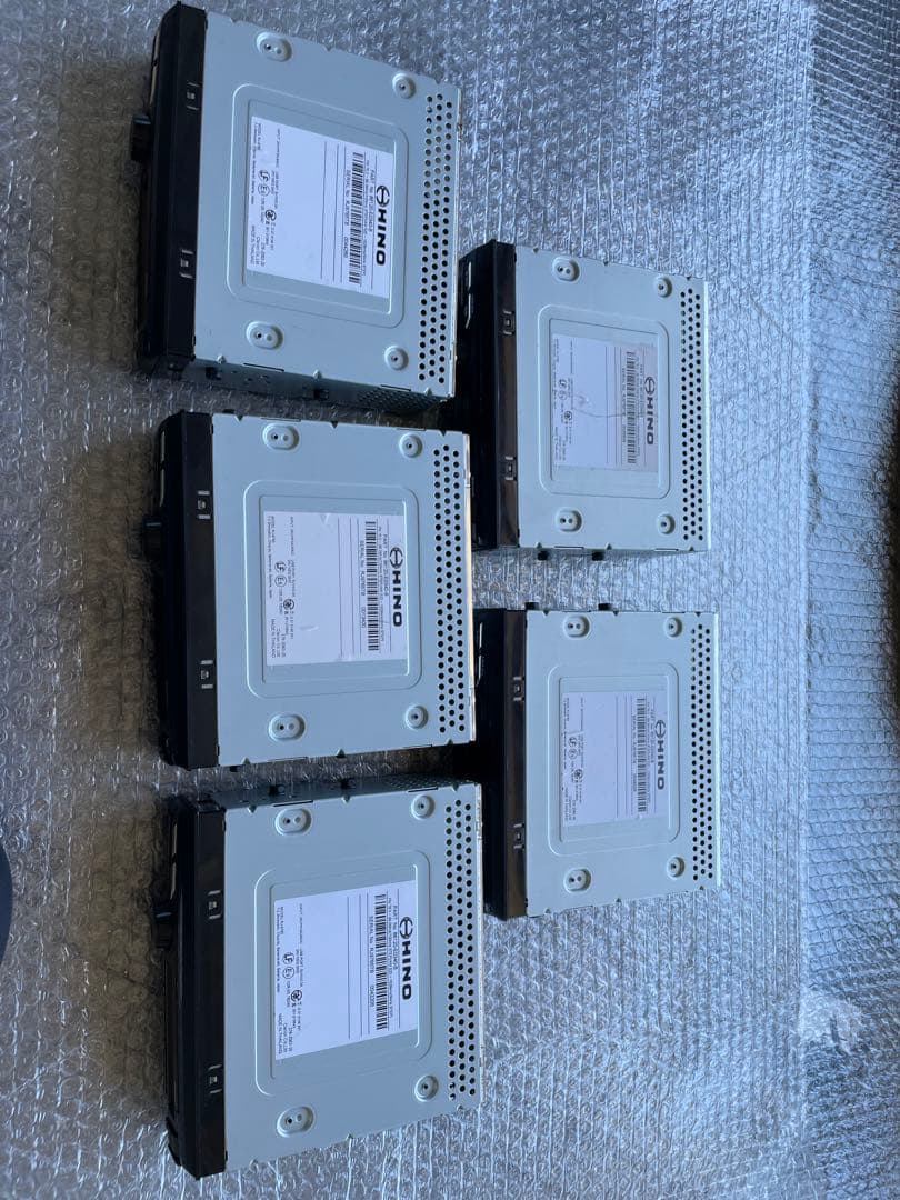 日野トラック24vの1DINラジオ USB Bluetooth対応5個まとめ売り