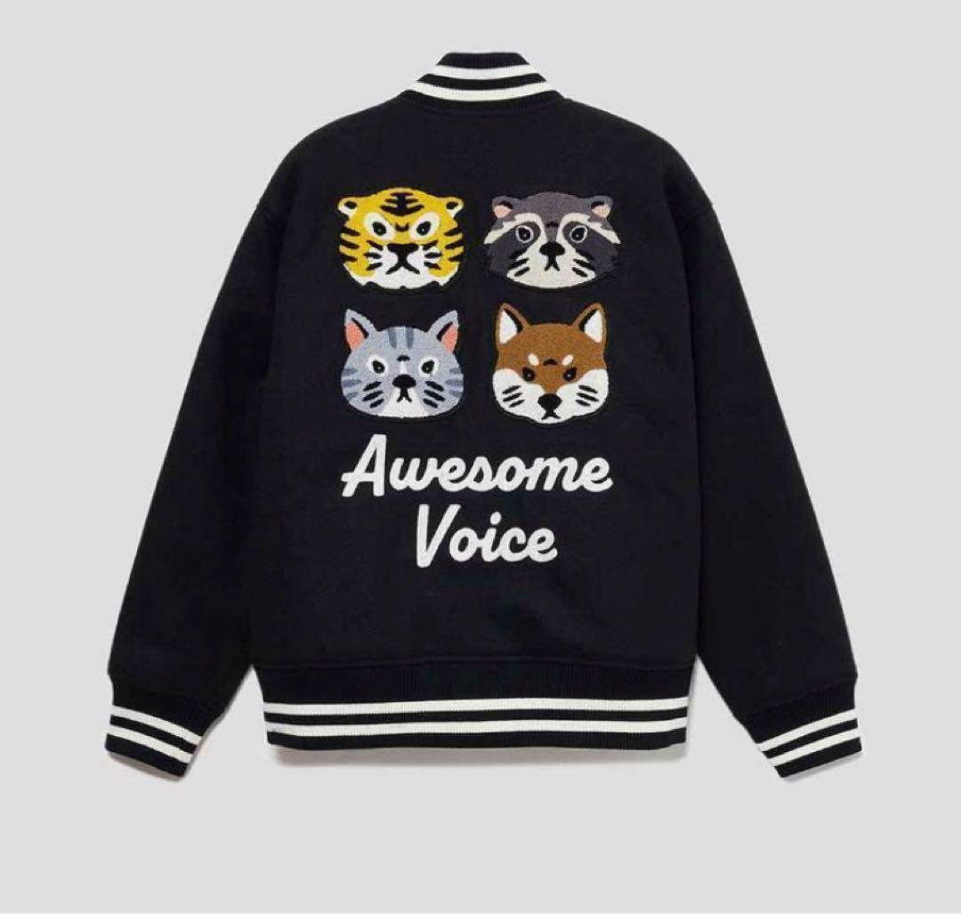 大幅値下げ新品グラニフオーサムボイスアニマルズスタジアムジャンパーXL