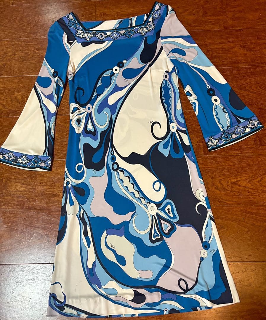 エミリオプッチ ワンピース ブルー