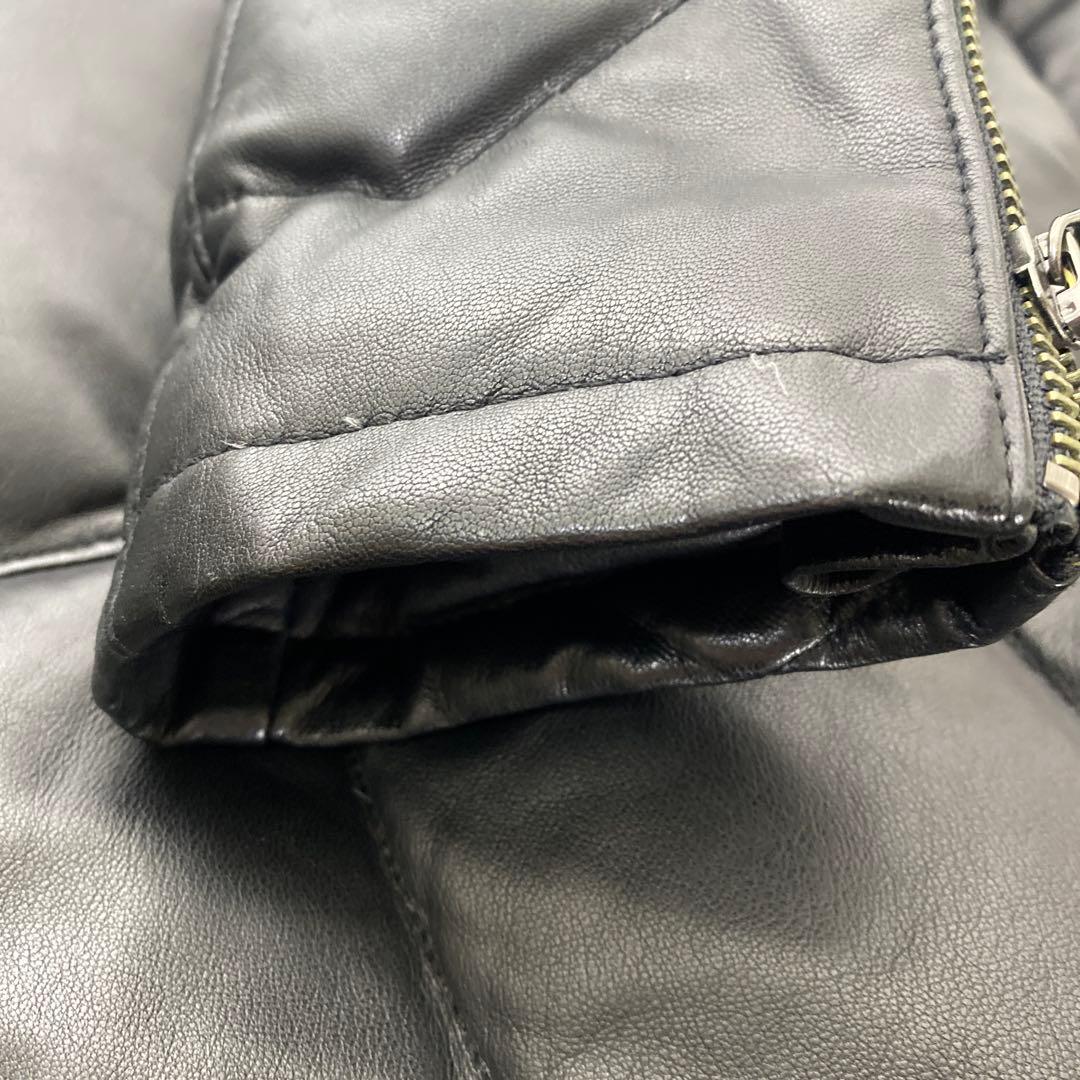 TORNADO MART トルネードマート レザーダウンジャケット L 羊革