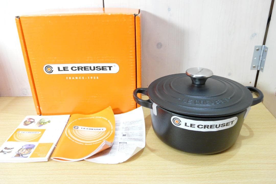 LE CREUSET ココット・ロンド 18cm サテンブラック 両手鍋